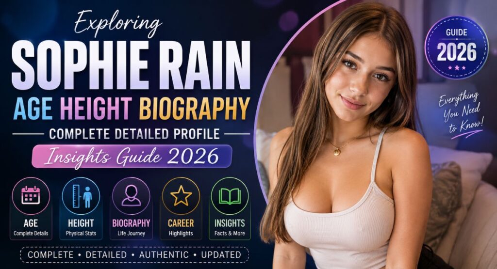 Exploring Sophie Rain Age Height Biography Complete Detailed Profile Insights Guide 2026
