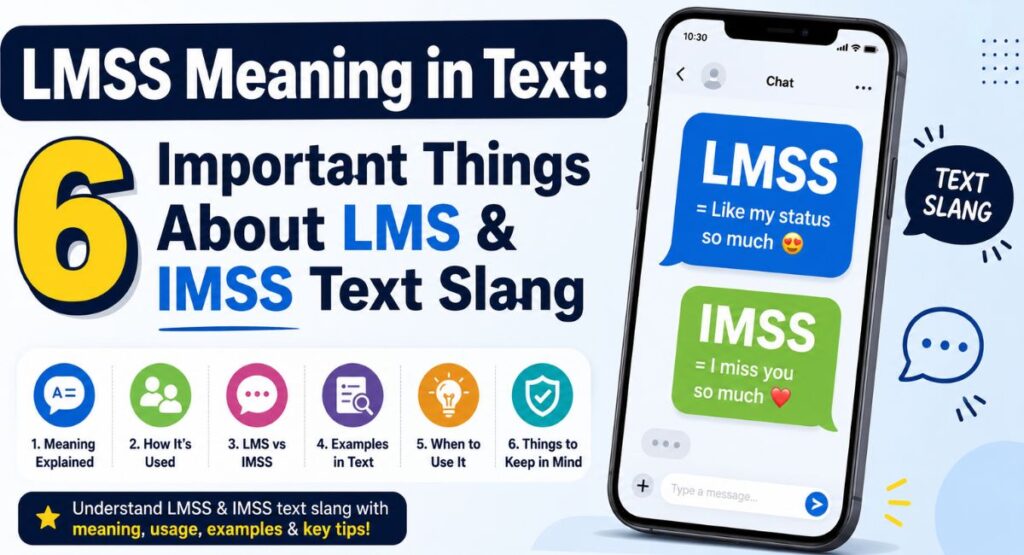 No.1 LMSS Meaning in Text: 6 Important Things About LMS & IMSS Text Slang