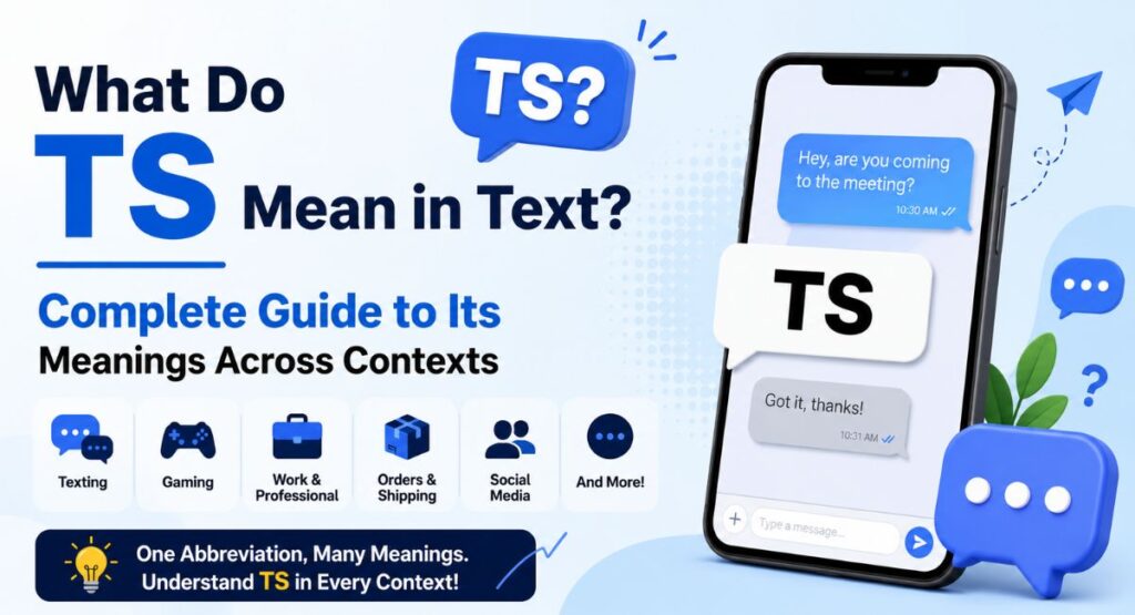 What Do TS Mean in Text? Complete Guide to Its Meanings Across Contexts