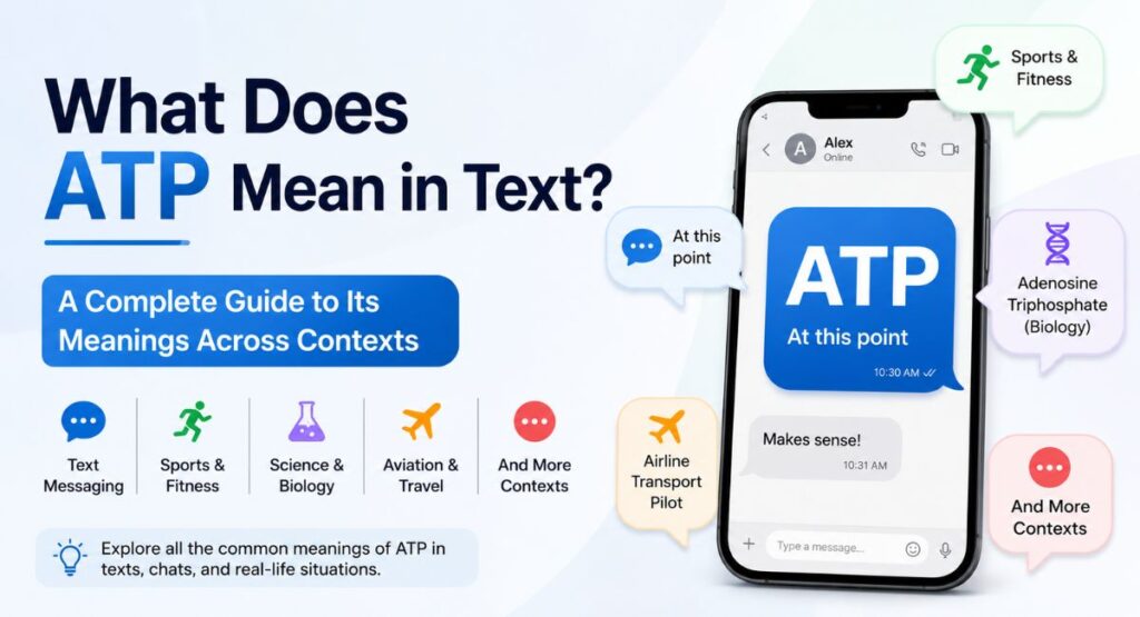What Does ATP Mean in Text? A Complete Guide to Its Meanings Across Contexts