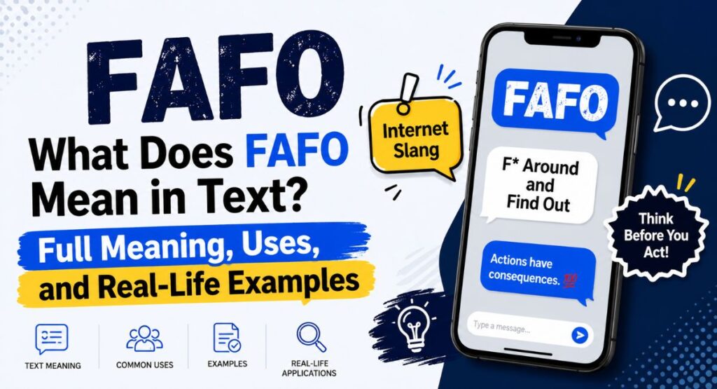 What Does FAFO Mean in Text? Full Meaning, Uses, and Real-Life Examples