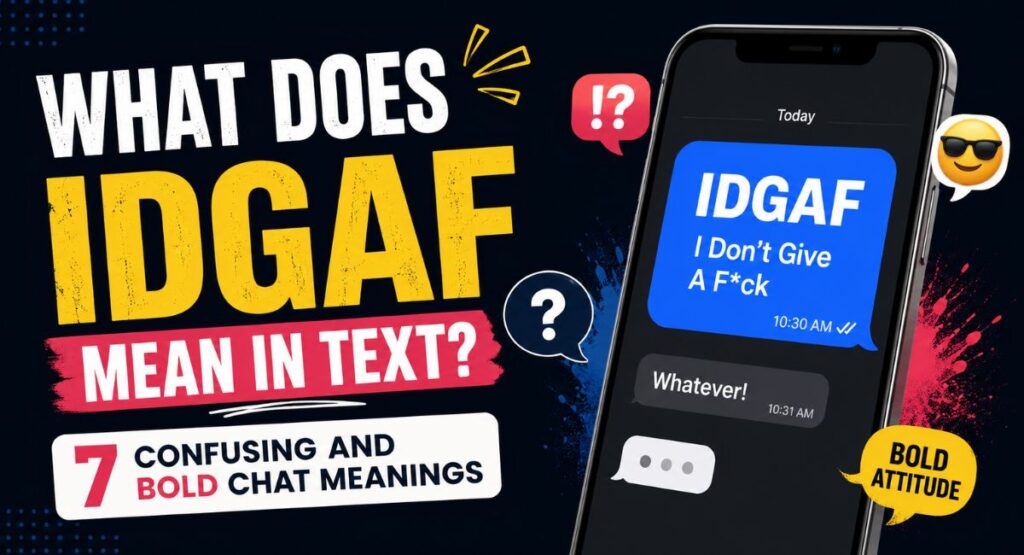 What Does IDGAF Mean in Text? 7 Confusing and Bold Chat Meanings