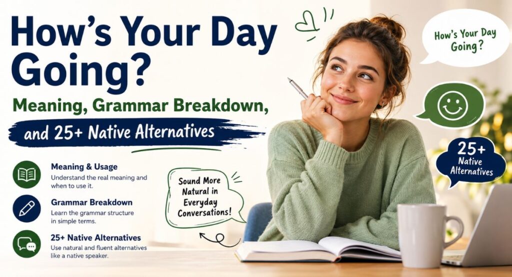 How’s Your Day Going? Meaning, Grammar Breakdown, and 25+ Native Alternatives