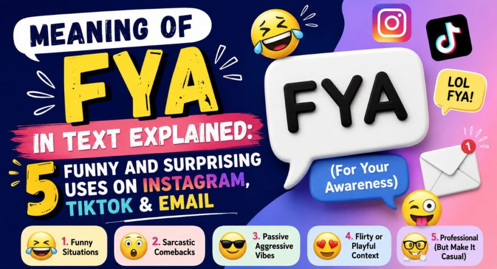 Meaning of FYA in Text Explained: 5 Funny and Surprising Uses on Instagram, TikTok & Email
