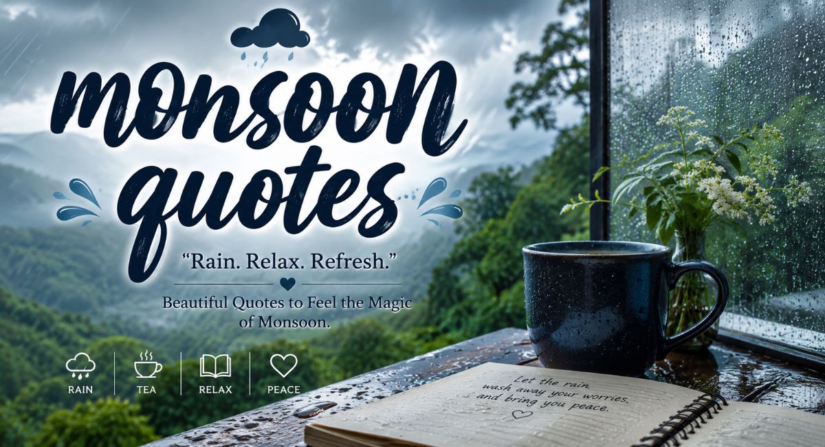 NO.1 Monsoon Quotes & Aesthetic Captions for 2026