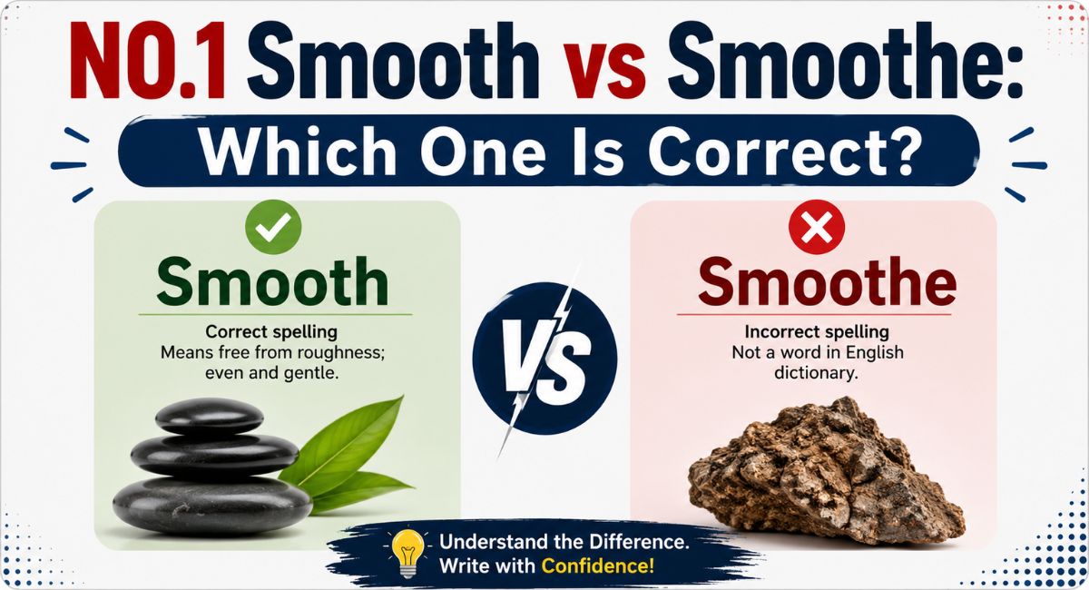 NO.1 Smooth vs Smoothe: Which One Is Correct?