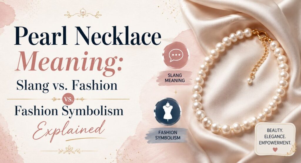 Pearl Necklace Meaning: Slang vs. Fashion Symbolism Explained