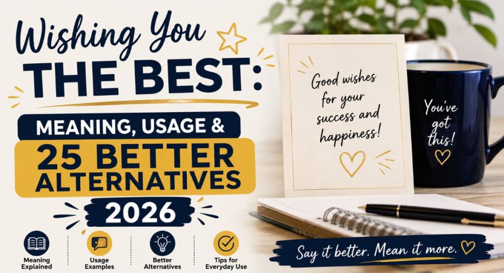 Wishing You the Best: Meaning, Usage & 25 Better Alternatives 2026