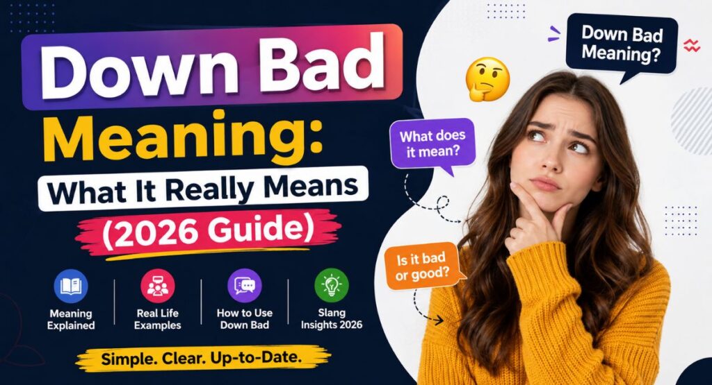 Down Bad Meaning: What It Really Means (2026 Guide)