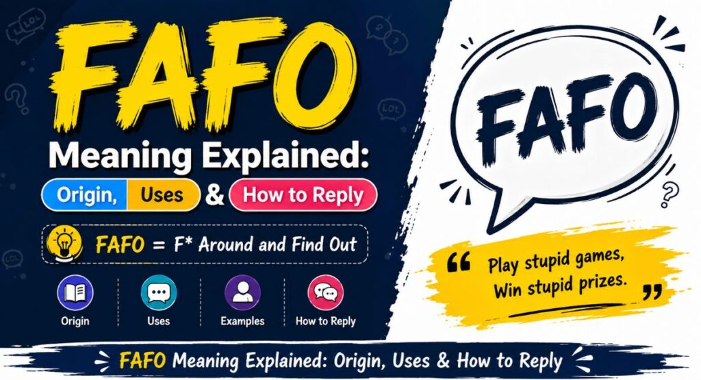 FAFO Meaning Explained: Origin, Uses & How to Reply