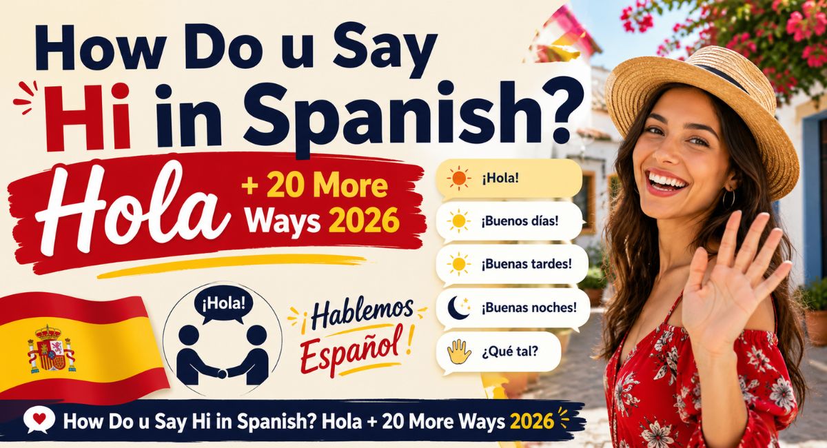 How Do u Say Hi in Spanish? Hola + 20 More Ways 2026