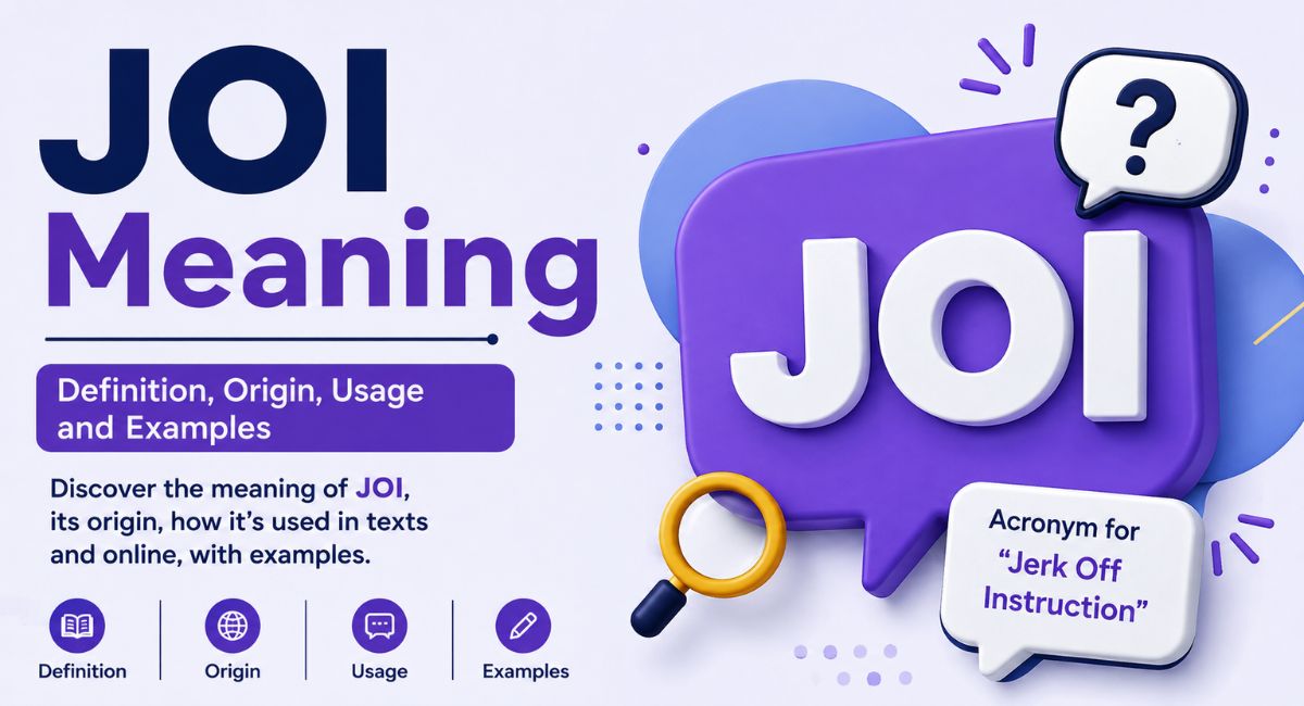 JOI Meaning: What It Really Stands For (And What to Do If You See It)