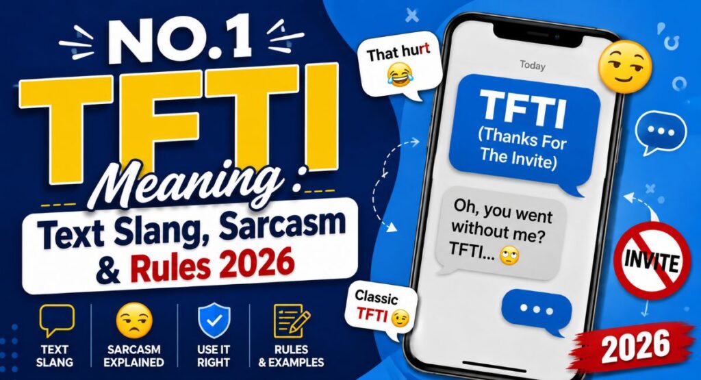 NO.1 TFTI Meaning : Text Slang, Sarcasm & Rules 2026