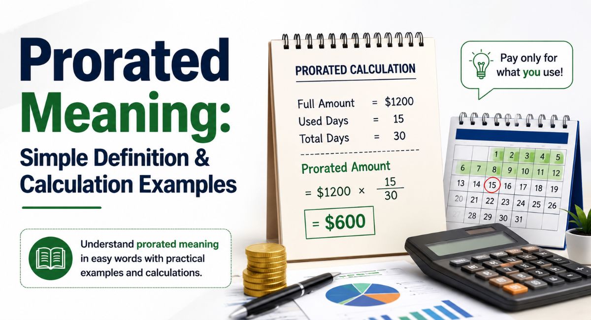 Prorated Meaning: Simple Definition & Calculation Examples
