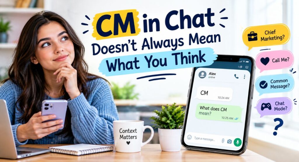 CM in Chat Doesn't Always Mean What You Think
