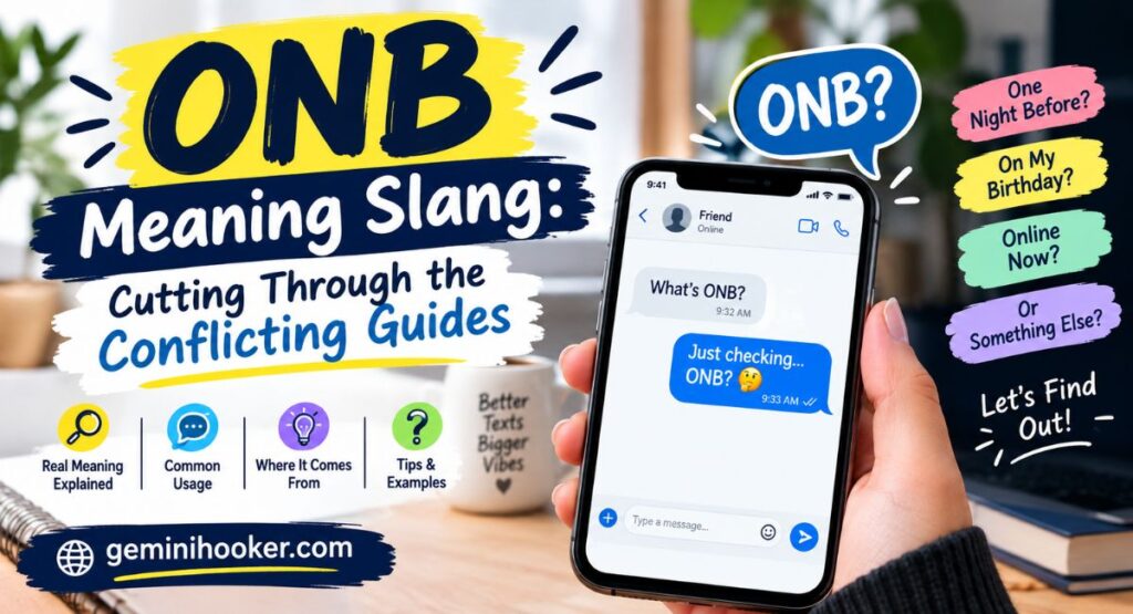 ONB Meaning Slang: