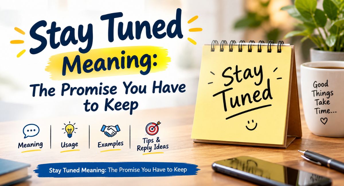 Stay Tuned Meaning