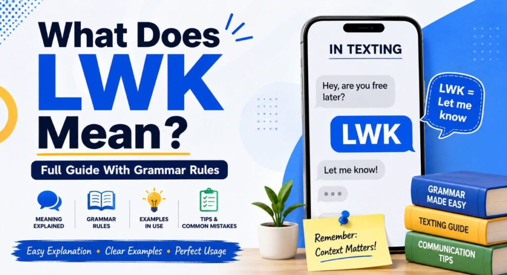 What Does LWK Mean? Full Guide With Grammar Rules