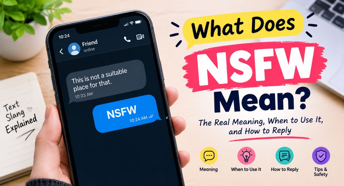 What Does NSFW Mean?